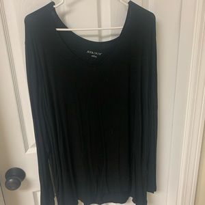 4x black long sleeve